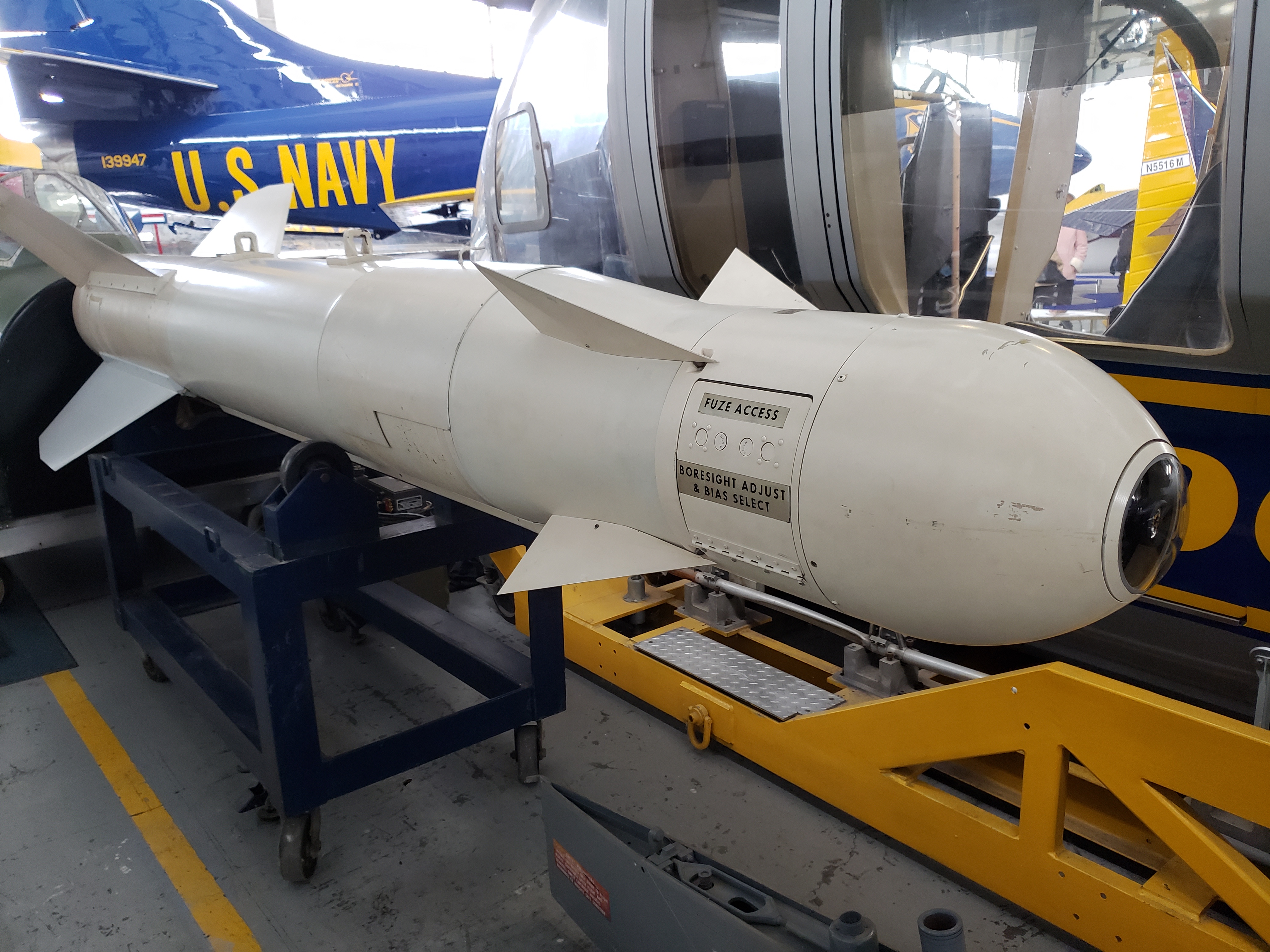 U.S. MK-82 Low Drag General Purpose 500 lb. Bomb w/ air inflatable retarder