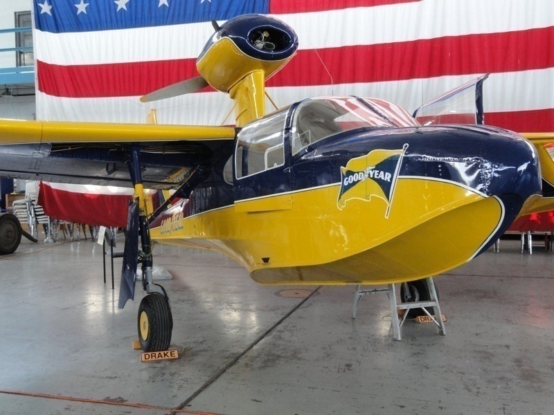 The last remaining Goodyear Drake, an amphibious aircraft from the 1940s, will be displayed as part of the permanent collection of the MAPS Air Museum.