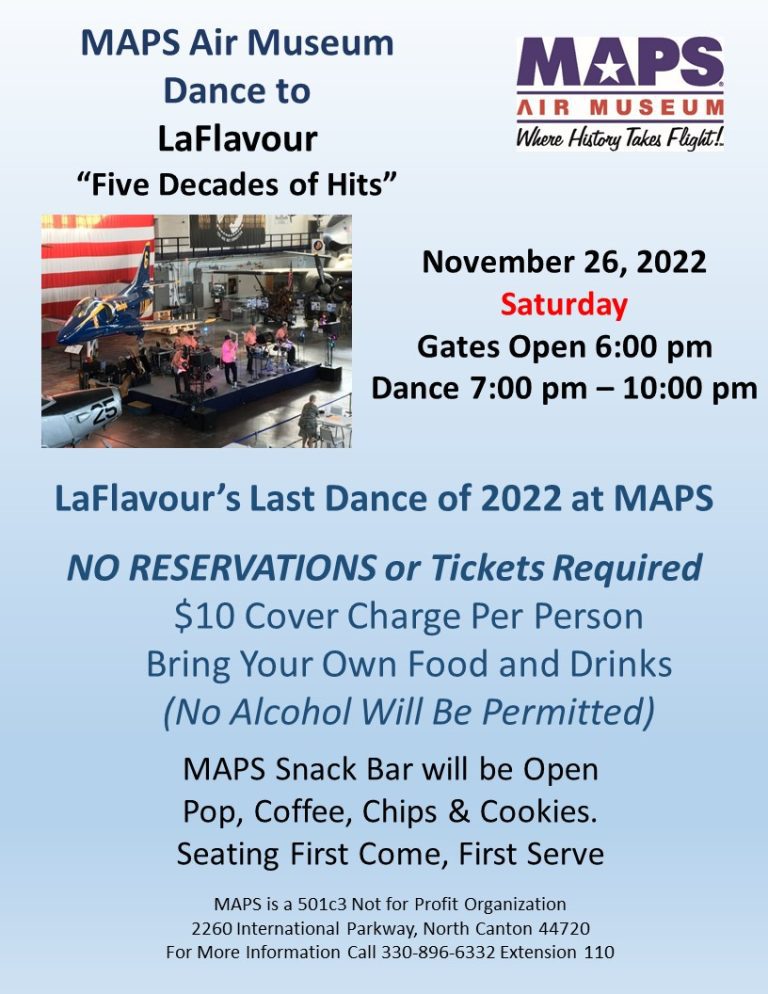 Dance to LaFlavour at MAPS MAPS Air Museum